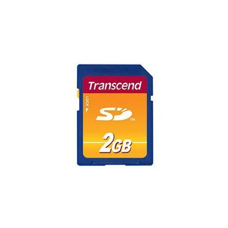 Transcend 2GB Secure Digital Card - High Performance Memory Solution (TS2GSDC)